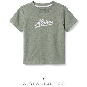 Janie and Jack Aloha Slub tee